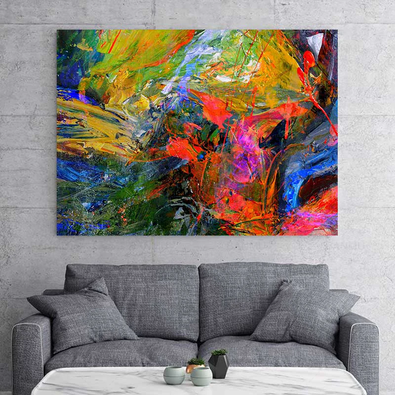 Европейский стиль Абстрактное Искусство Настенная живопись Печать Красочные
