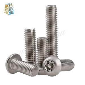 2 5 10 шт. 304 из нержавеющей стали внутренняя Слива Цветок Тип ремня против кражи болт M5 M6 M8 M10 плоскоконическая головка Torx безопасный винт