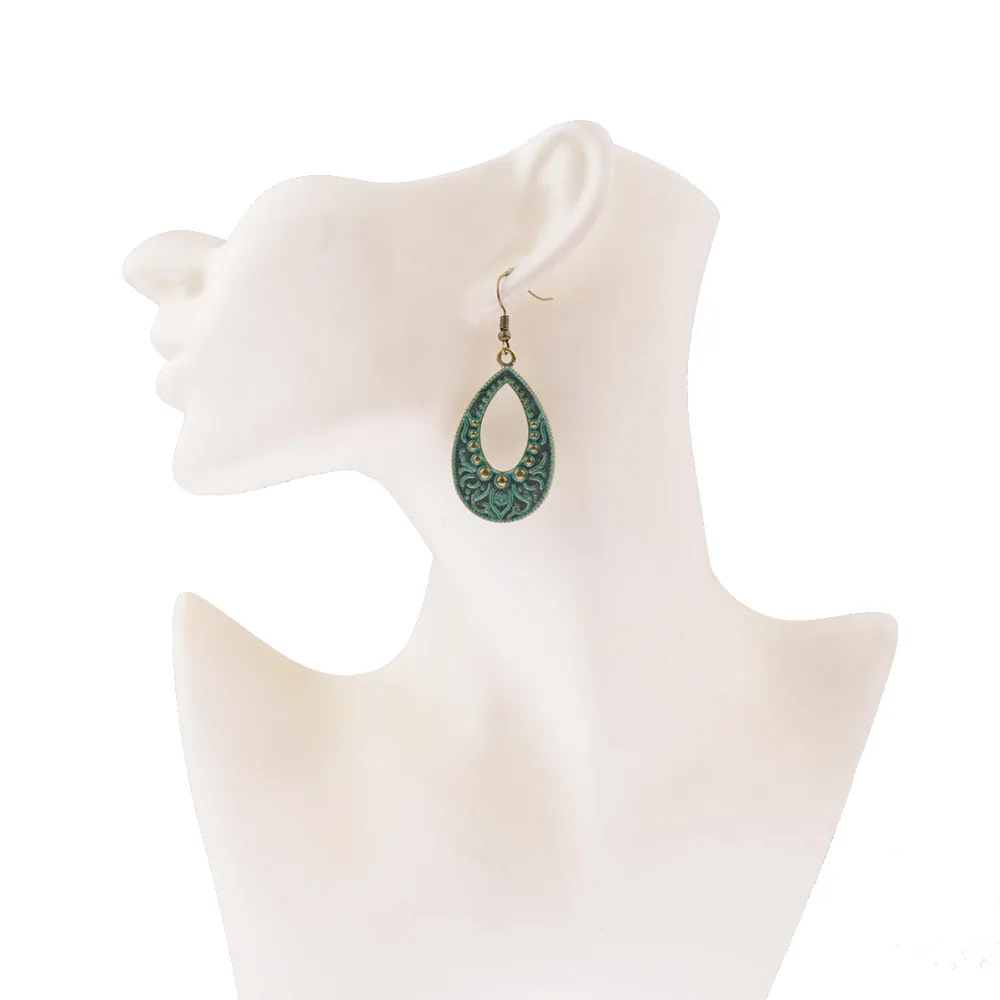 Роскошные черные богемные серьги для женщин 2018 корейские винтажные