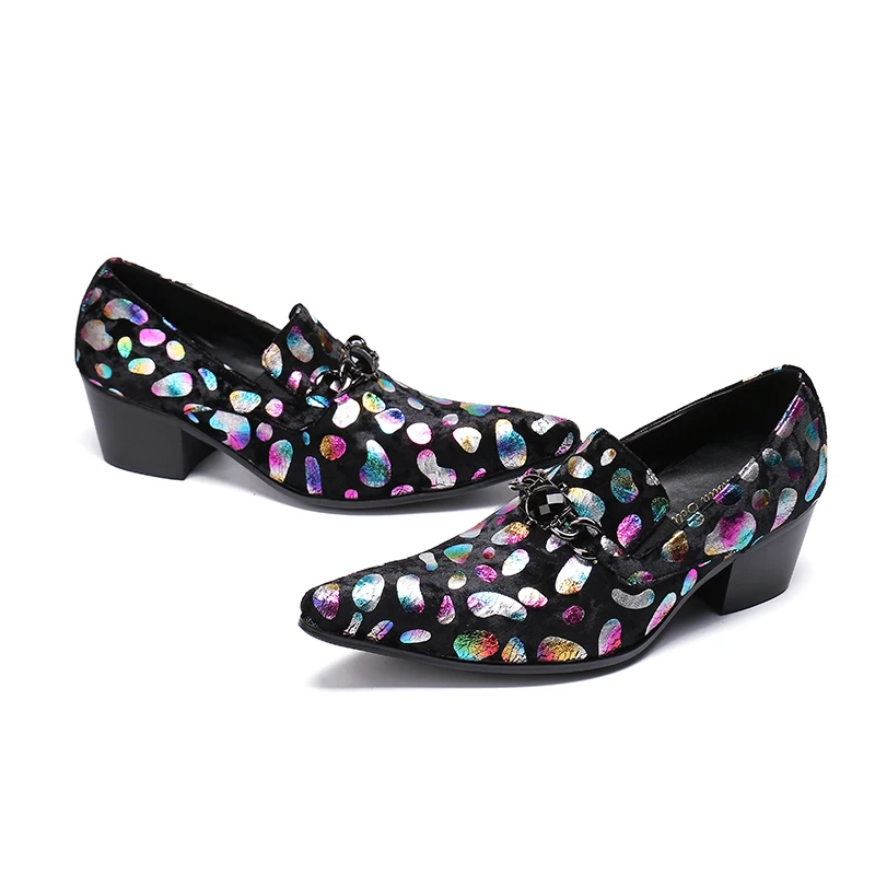 Туфли оксфорды мужские из натуральной кожи на скрытом высоком каблуке|Туфли| |