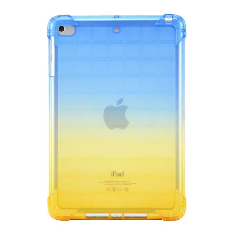 Силиконовый для iPad Mini 1 2 3 4 5 Чехол Мягкий ТПУ прозрачный защитный чехол для iPad 7,9 дюймов с подушками безопасности