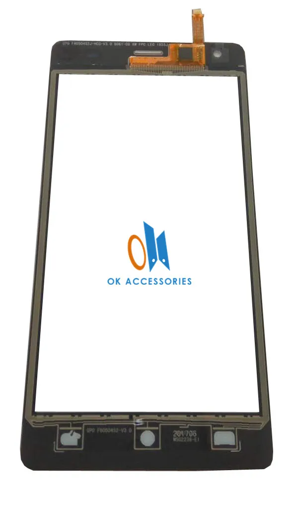 5.0 Inch For Cubot Echo Touch Screen Digitizer Replacement Black White Gold Color With Tape | Мобильные телефоны и