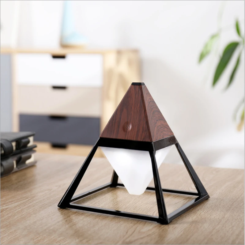 Трехмерный пирамидальный Ночной светильник подвесная Водонепроницаемая USB