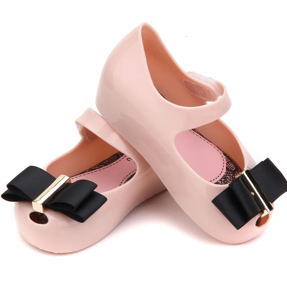 Сандалии для девочек Melissa мягкие удобные сандалии с бантом маленьких 13 18 см 2019|girls