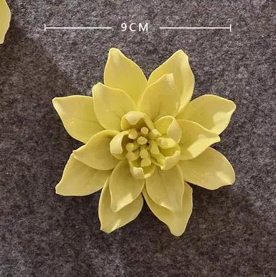 Керамические настенные наклейки с цветами жасмин и западные орхидеи украшения