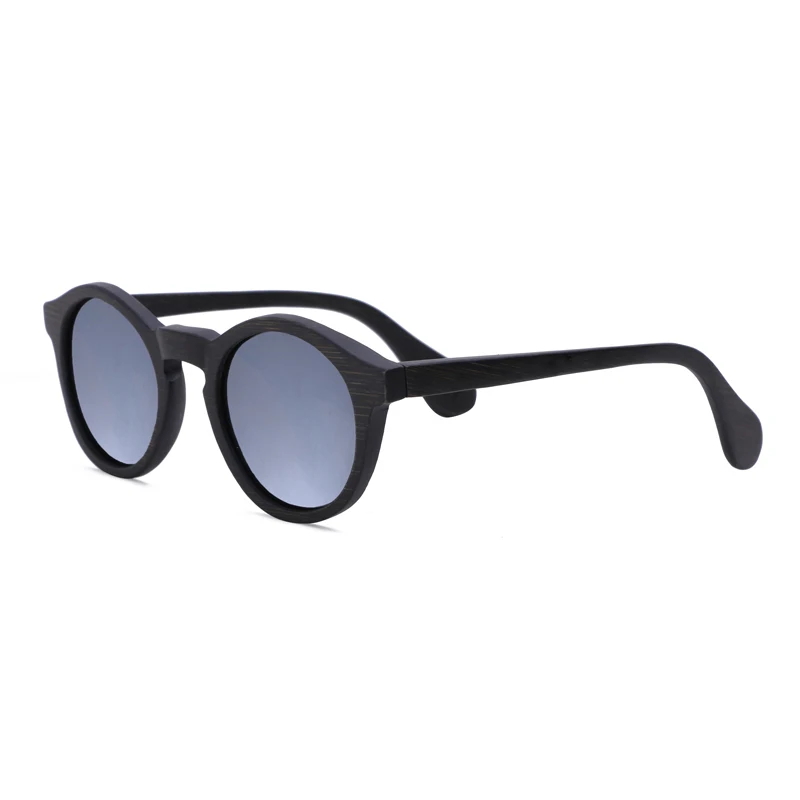 silver lens BerWer, Модные поляризованные солнцезащитные очки для женщин, бамбуковые деревянные солнцезащитные очки, мужские солнцезащитные очки - Цвет линз: silver lens