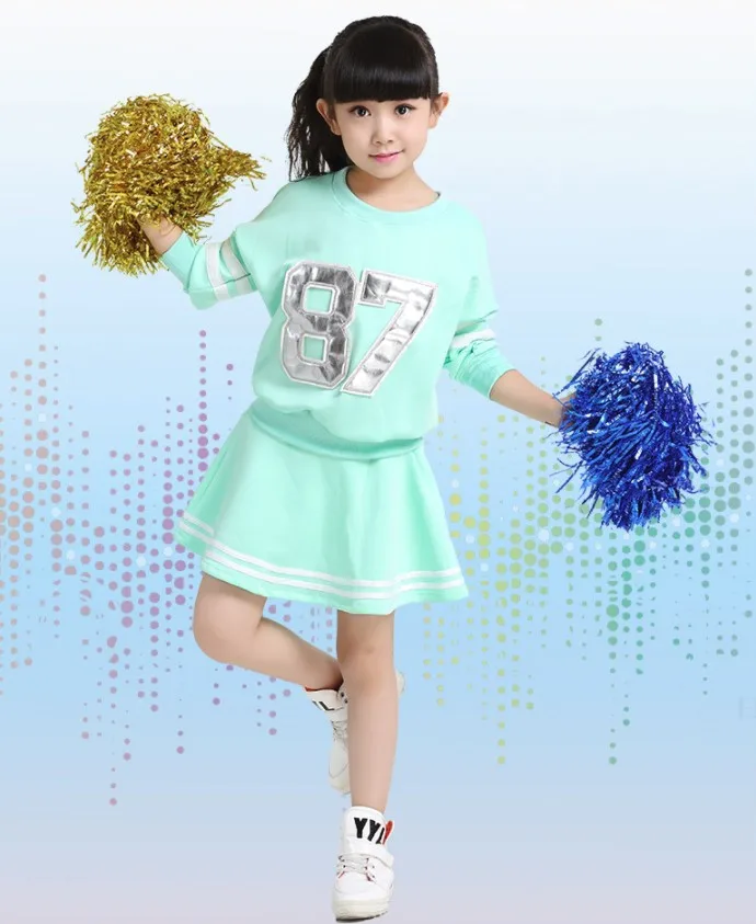 Детский комплект униформы для начальной школы Cheerleader костюм Болельщицы детские