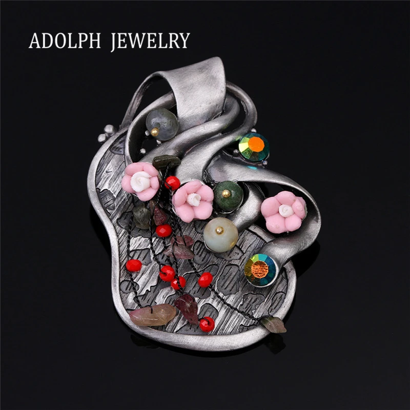 Ювелирные изделия adolph новые аксессуары винтажная кристаллическая полимерная