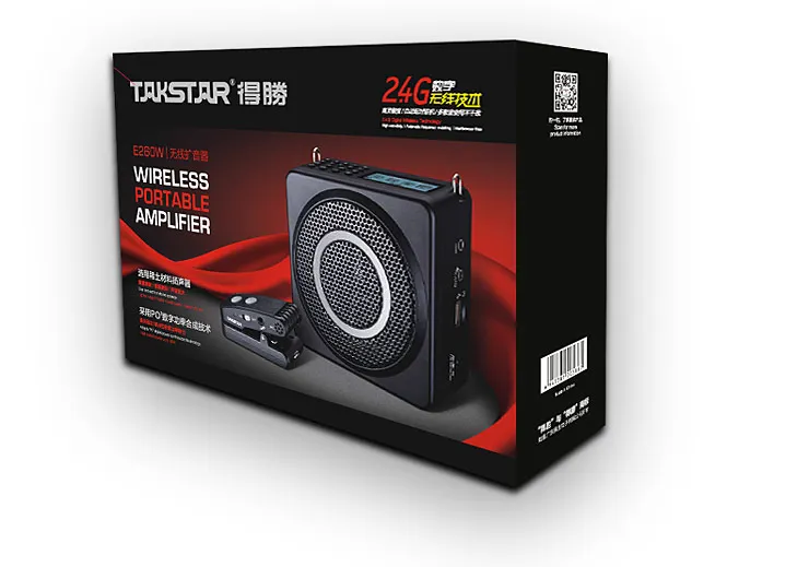 Беспроводной портативный усилитель Takstar E260W 2 4G двойной динамик звуковой катушки