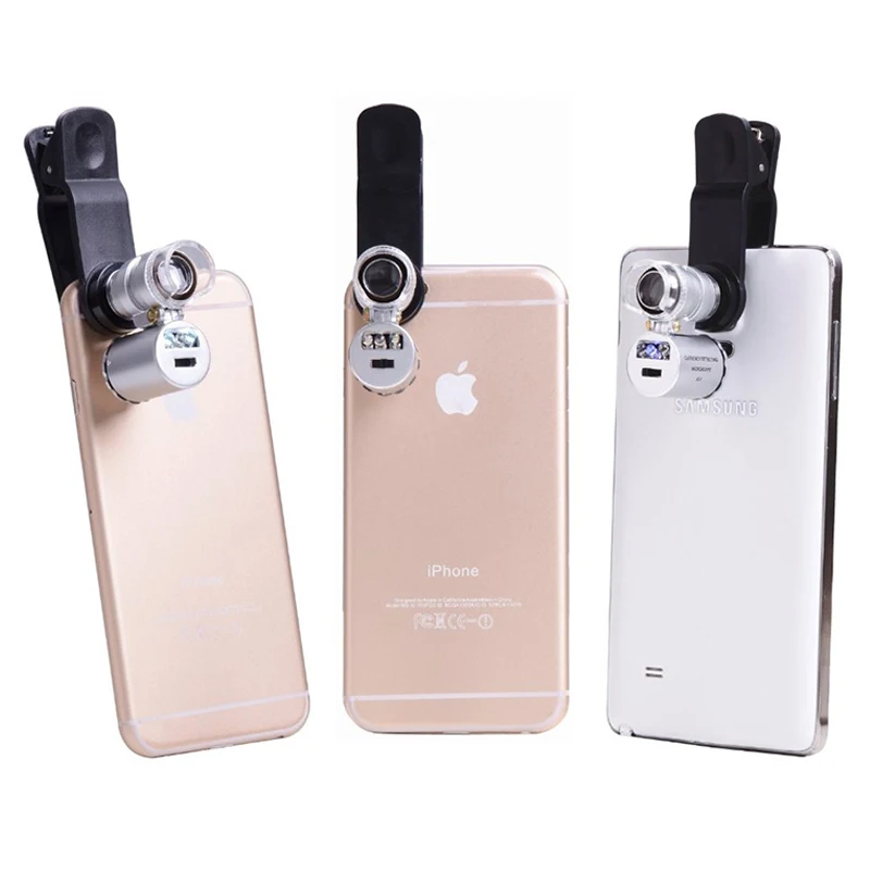 60X Оптический зум Оптические стёкла микроскоп фотографического телескоп Телефон