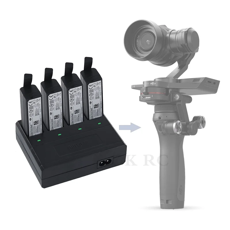 Зарядное устройство с 4 портами для DJI OSMO PRO/OSMO RAW/DJI OSMO+ ручной карданный HB02-542465 аккумулятор высокой емкости