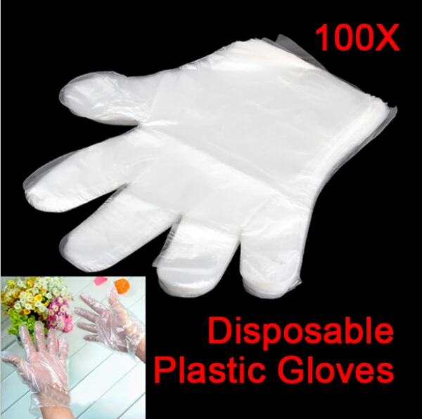 Длинные одноразовые пластиковые перчатки экологически безопасные кухонные для