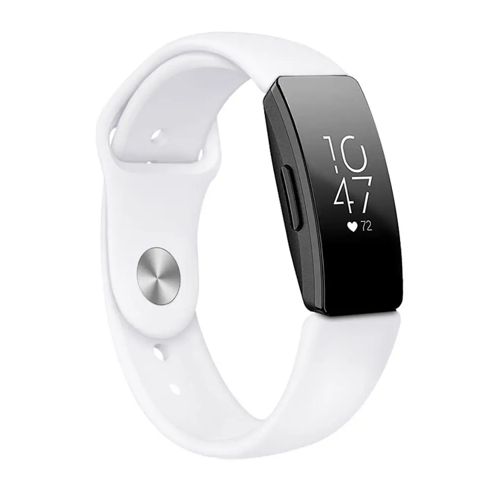 Силиконовые ТПУ ремни для Fitbit Inspire HR Band смарт часы Браслет аксессуары спортивные