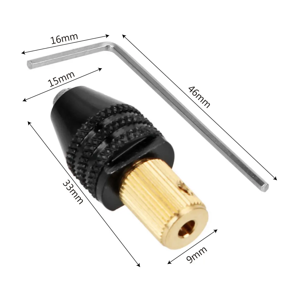 

DIYWORK 1 Set Woodworking Tools Electric Drill Chuck Electric Motor Shaft Power Tool Accessories 3.17mm Fixing Device