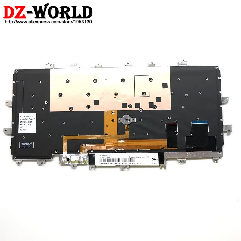 Новая Оригинальная клавиатура для ноутбука Thinkpad X1 Carbon 4-го поколения 4 20FB 20FC