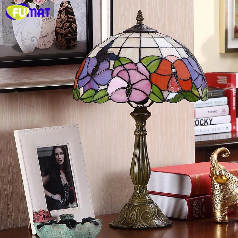 Современная Садовая настольная лампа FUMAT с цветком освещение для гостиной