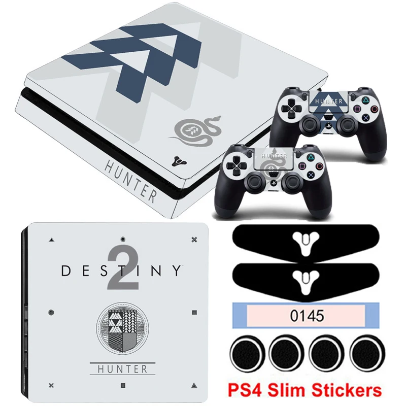 Тонкая наклейка для PS4 игры Destiny 2 s Playstation 4 Slim виниловые наклейки консоли и
