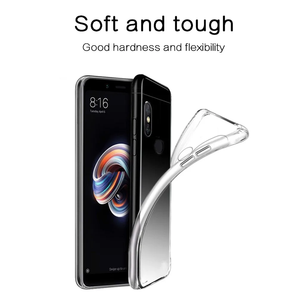Чехол для xiomi Xiaomi mi A2 Lite Redmi 6a S2 8 SE A1 6x5x6 pro силиконовый прозрачный чехол корпус ТПУ