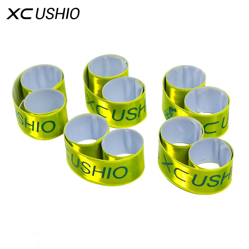 2Pcs Protable Mountain Bike Bicycle MTB Reflective Safe Leg Pants Clip Strap Silicon Steel Reflector Tape Cycling Accessories|cycling
