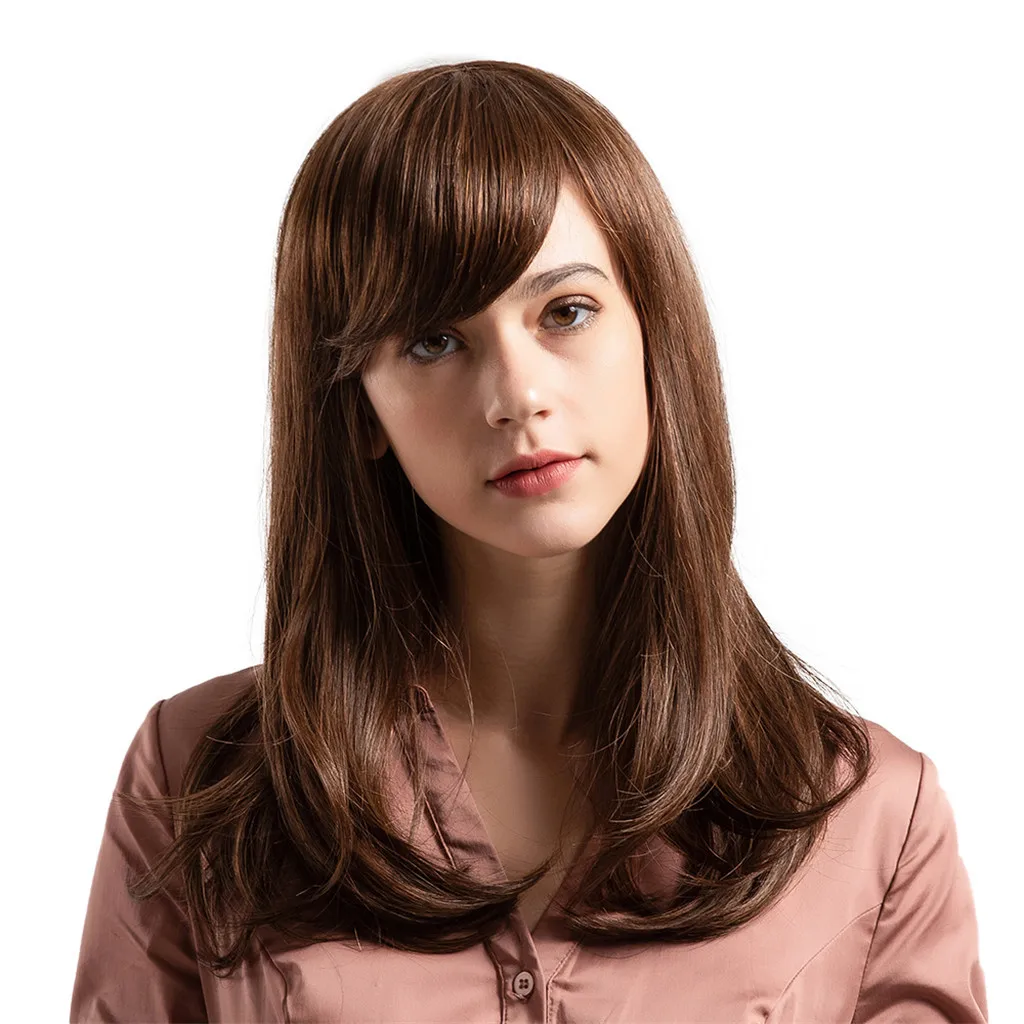 Длинные волнистые синтетические парики для женщин сексуальные натуральные