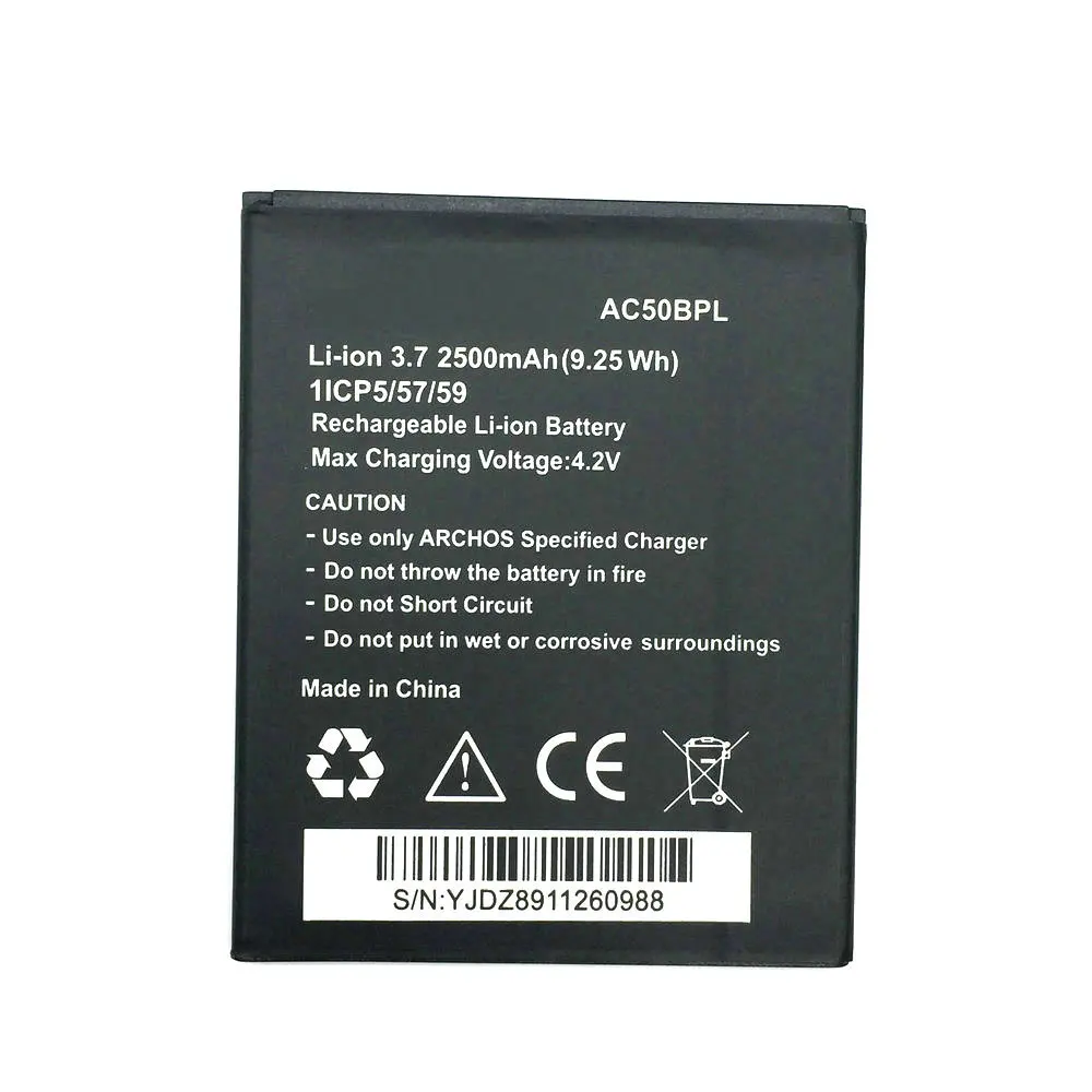 1 шт. высокое качество новый оригинальный аккумулятор AC50BPL для ARCHOS мобильный