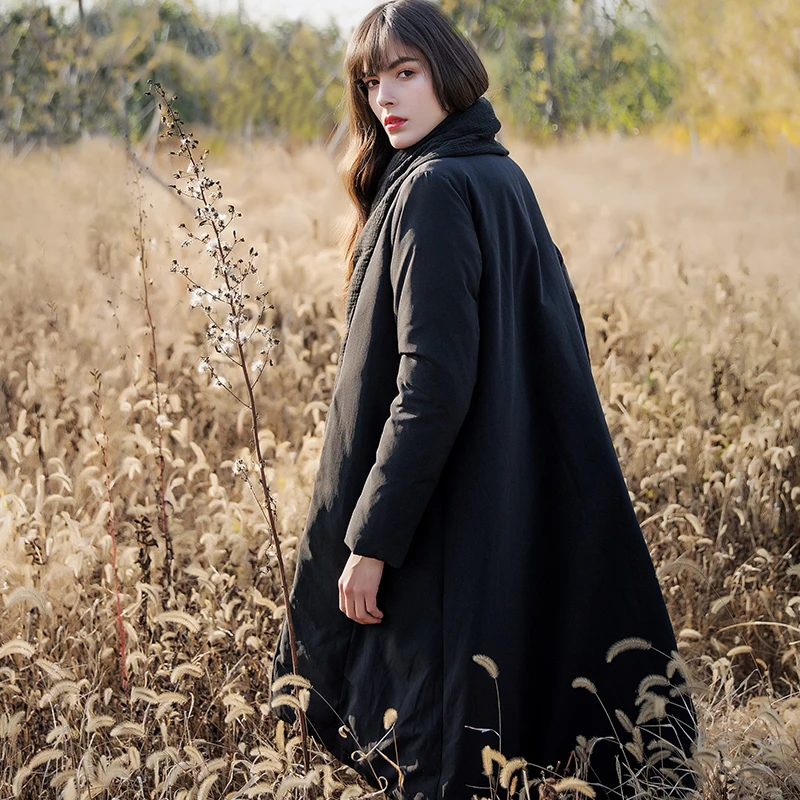 Женский пуховик с капюшоном PUKHOVIK Белый/Черный асимметричной юбкой 2019|jacket down|jacket