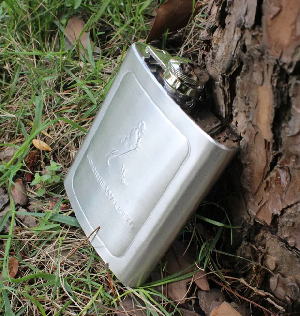 Фляга для вина и виски портативная фляжка из нержавеющей стали 7 унций с