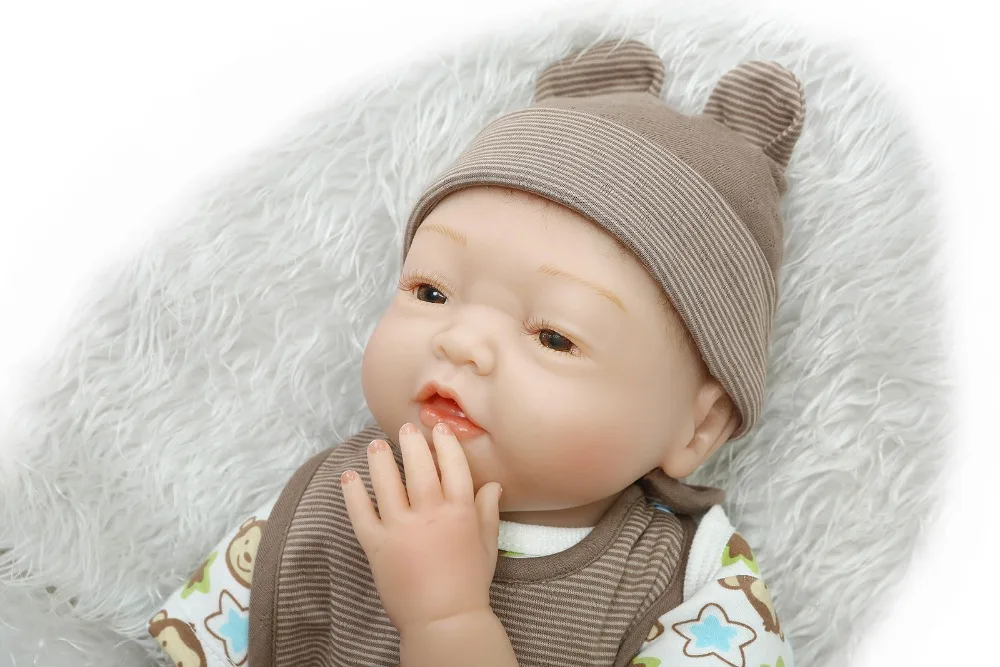 2" Кукла reborn Мягкие силиконовые куклы для мальчиков Игрушка-подарок для детей с соской пеленки бутылка bonucas возрождённая