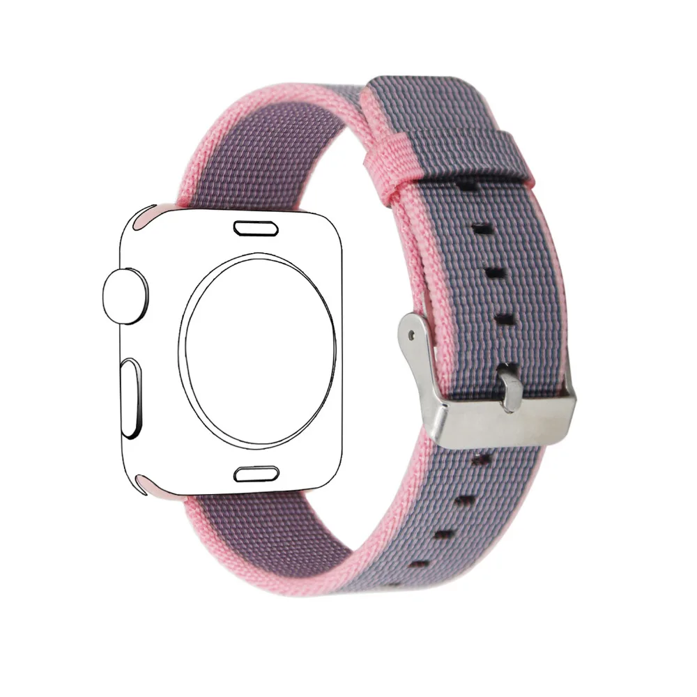Ремешок nato для apple watch band apple watch 5 4 3 2 1 44 мм/40 мм 42 мм 38 мм iWatch ремешок для часов тканый нейлоновый браслет blet