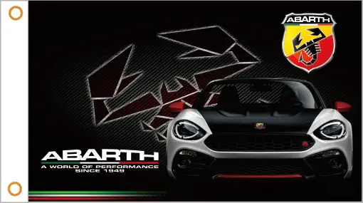 Флаг автомобиля пользовательский флаг автомобиля ABARTH баннер 3x5ft полиэстер 03