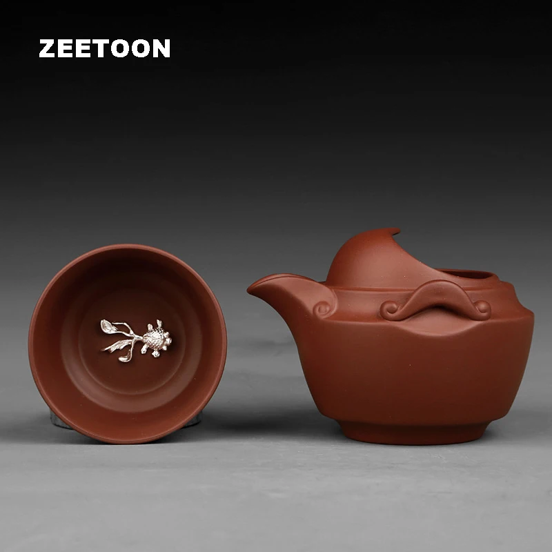 2 шт./компл. креативный портативный дорожный фотокерамический чайник ручной