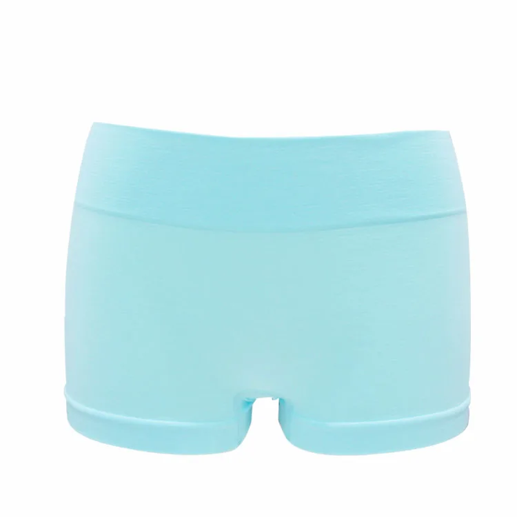 SAN. Комо S4603L Для женщин бесшовные Boyshorts Брюки Ice Шелковый высокие эластичные