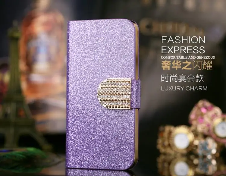 Роскошный девчачий Bling кожаный чехол для телефона ZTE Blade A7 2020 кошелек женщин
