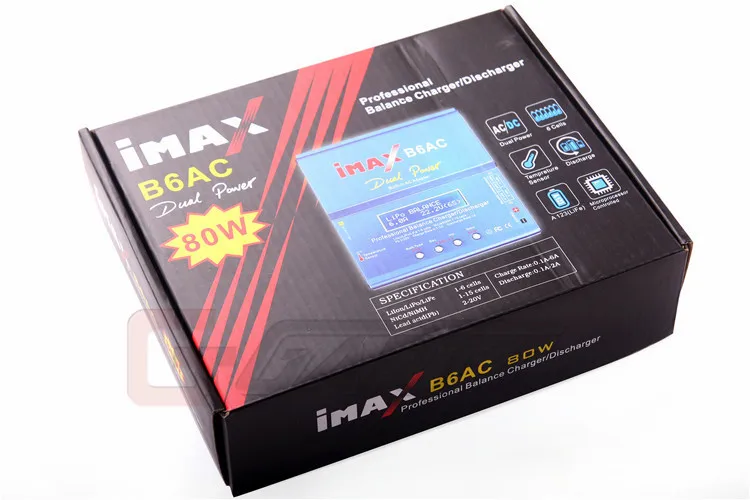 Цифровой ЖК дисплей IMAX B6AC Lipo NiMH интеллектуальное зарядное устройство RC B6