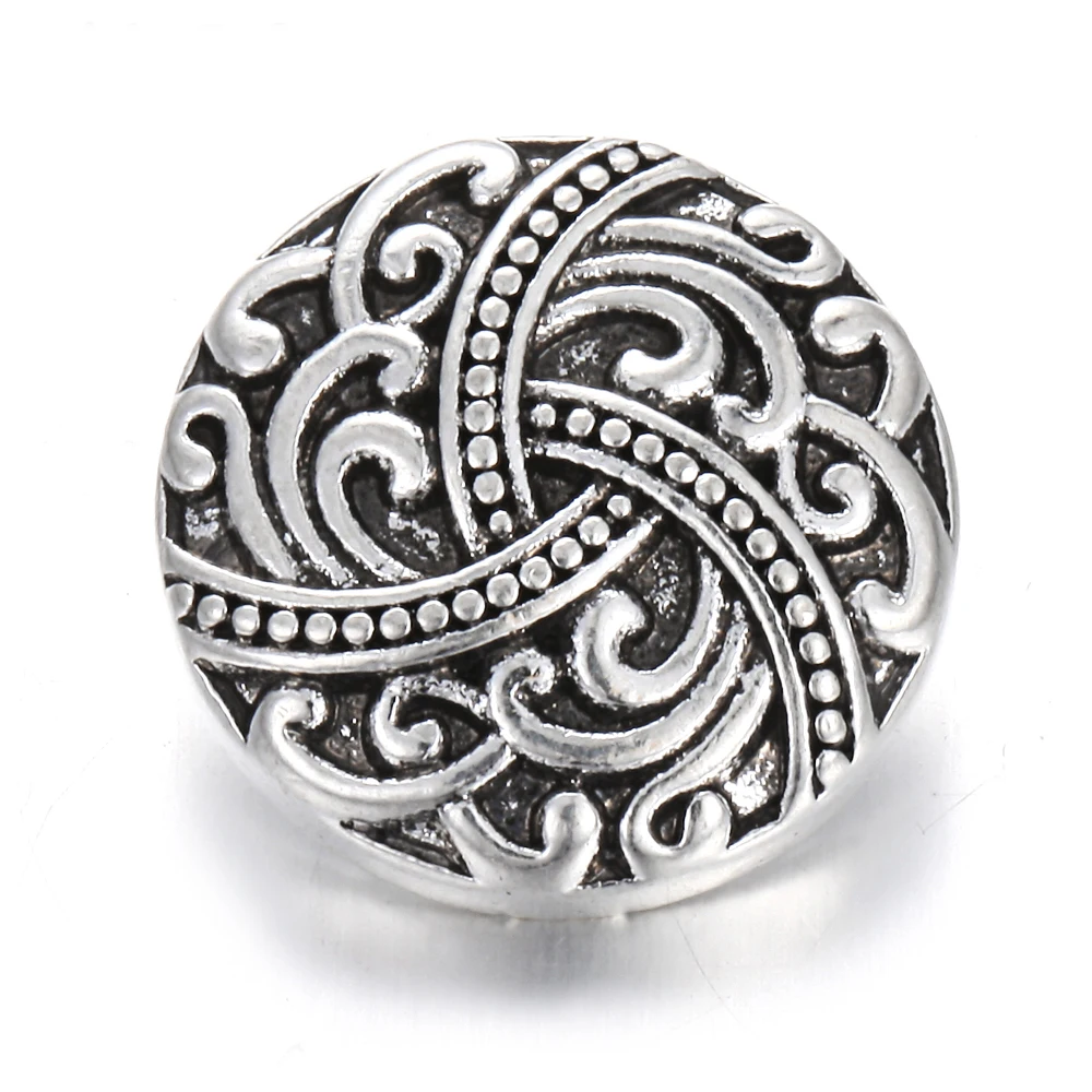 6 шт./лот новинка ювелирное изделие на кнопках крестик снежинка морская звезда 18