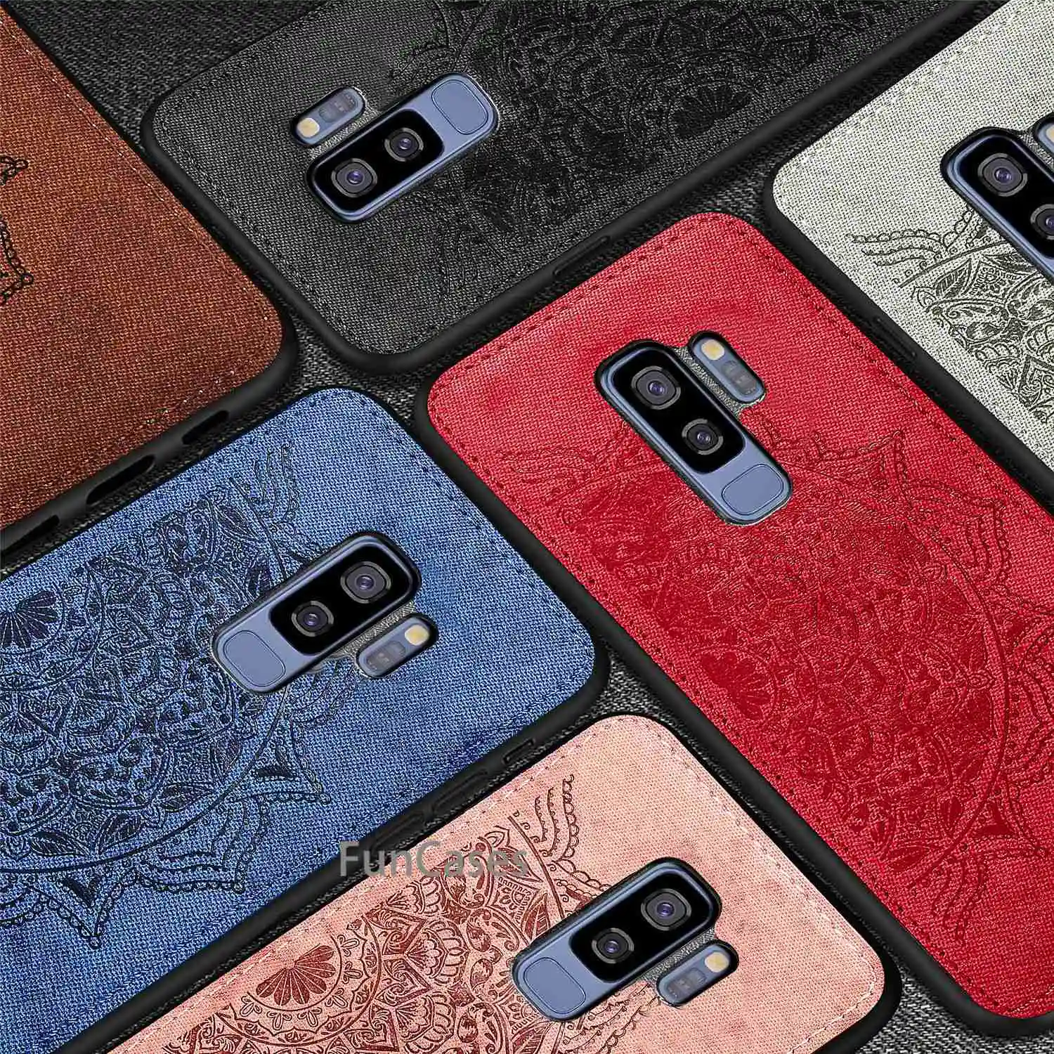 Нордический деловой тканевый чехол для телефона из искусственной кожи samsung Galaxy S9