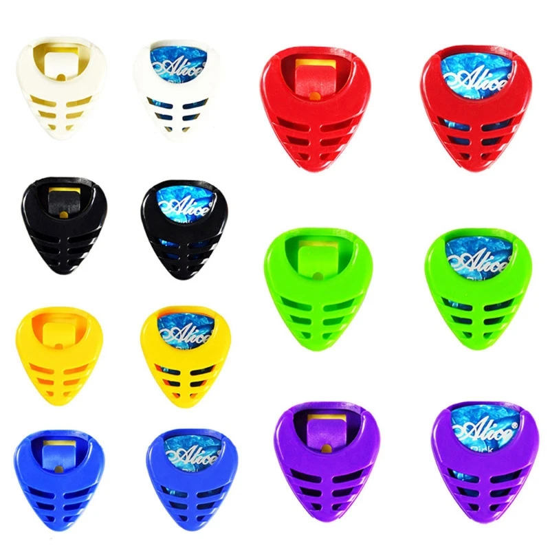 1 шт. портативный держатель медиатора чехол для акустической гитары в форме