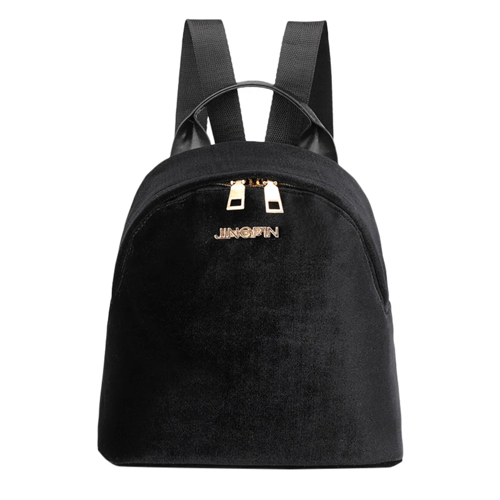 Рюкзак женский винтажный из замшевой ткани в стиле преппи 10 видов цветов | Багаж и