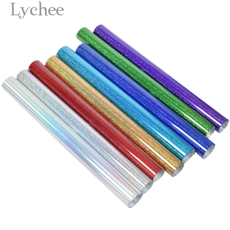 Lychee 50x100 см Лазерная теплопередача виниловые многоцветные декоративные пленки DIY