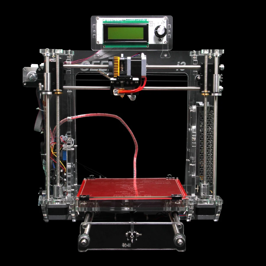 Новейший Geeetech i3 3D принтер прозрачная акриловая рамка Impressora DIY Набор машина 5