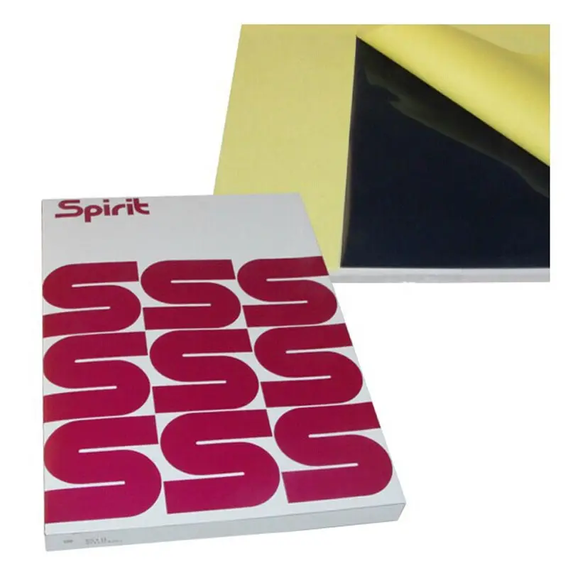 Карбоновая трафаретная бумага для татуировок 10 листов термальная черчения