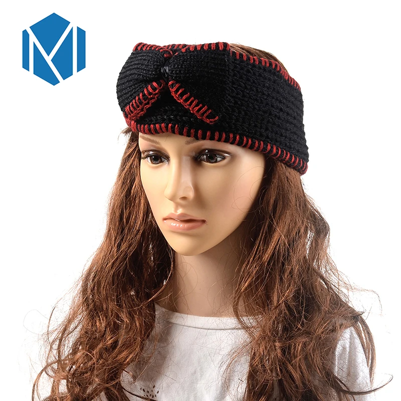 M MISM женский большой галстук-бабочка бант повязка на голову для девочек