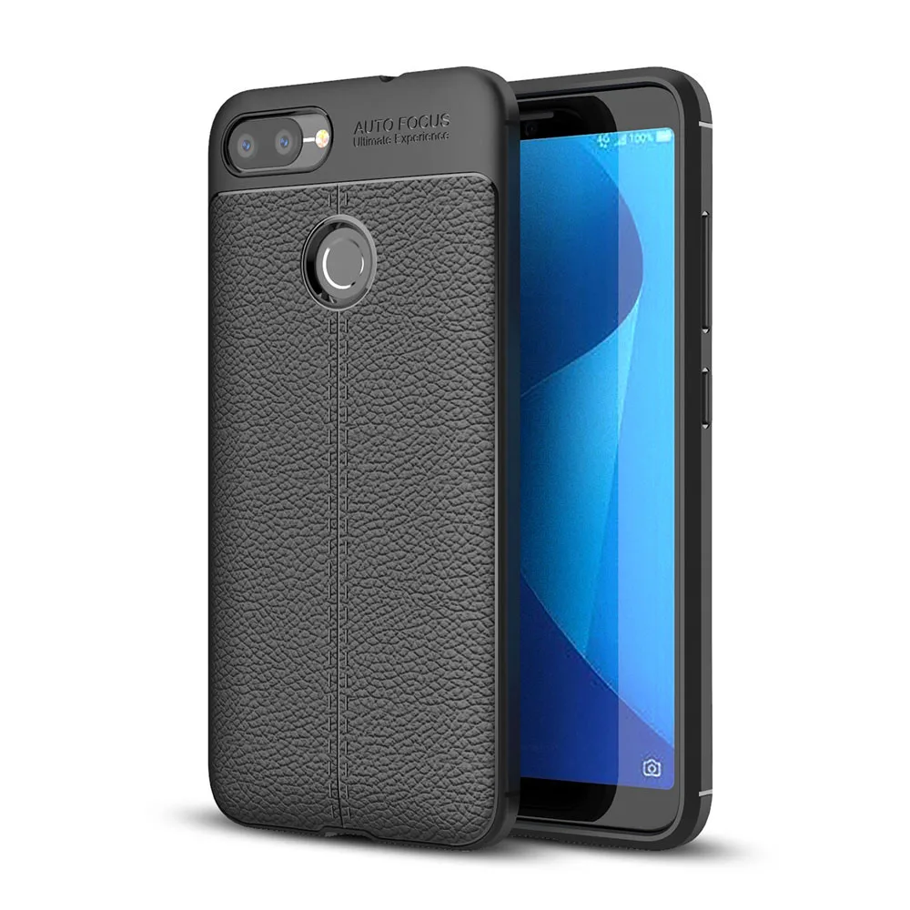 Coque 5.7For Asus Zenfone Max Plus Zb570Tl чехол для Asus Zenfone Max Plus M1 Zb570Tl телефона чехол-лента на заднюю панель - Цвет: Black