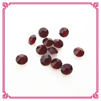 hot selling 100pcs 5mm 4mm dark red crystal january birthstone floating charms living glass memory lockets charm diy jewelry