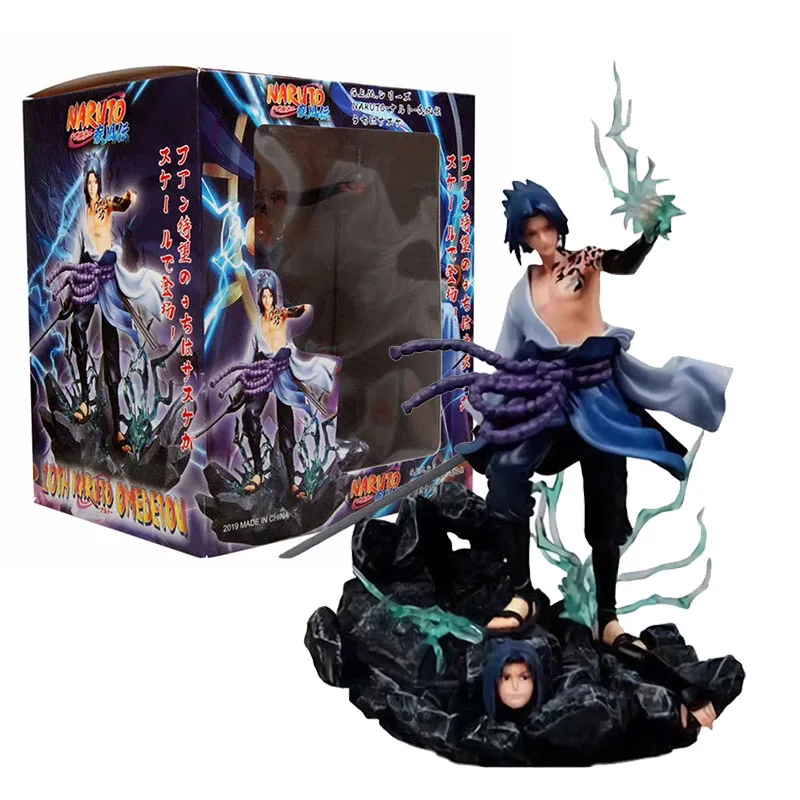 Аниме Наруто Shippuden GK Uchiha Sasuke Amaterasu raisetsu Kakashi WSD Коллекционная модель ПВХ фигурка