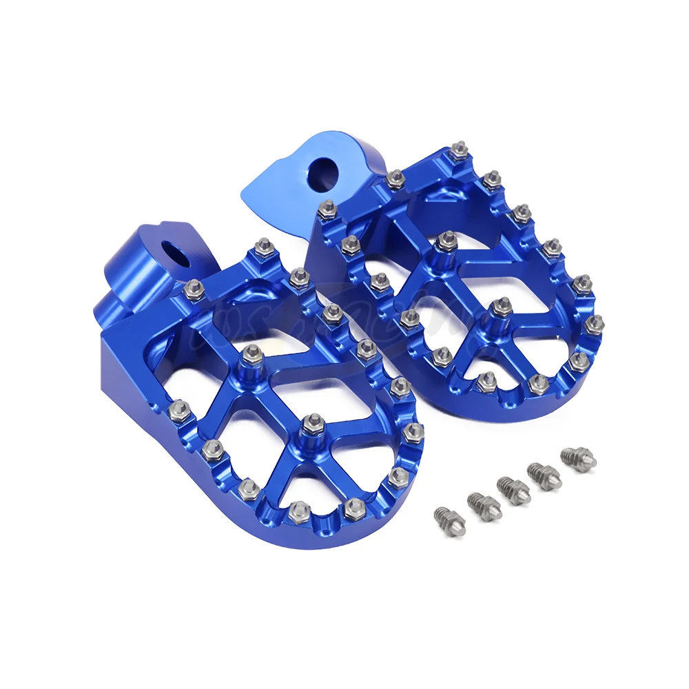 Мотоцикл заготовка MX широкие подножки педали для ног Husqvarna CR SM WR SMS WRE TC TE TXC TXCi 50 65 125