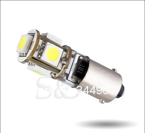 BA9S 5 SMD белый CANBUS OBC без ошибок автомобильный T4W светодиодный светильник t4w для