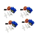 4 шт. SG90 9g мини микро сервопривод 180 градусов сервопривод для 450 радиоуправляемых вертолетов самолетов автомобилей лодок роботов