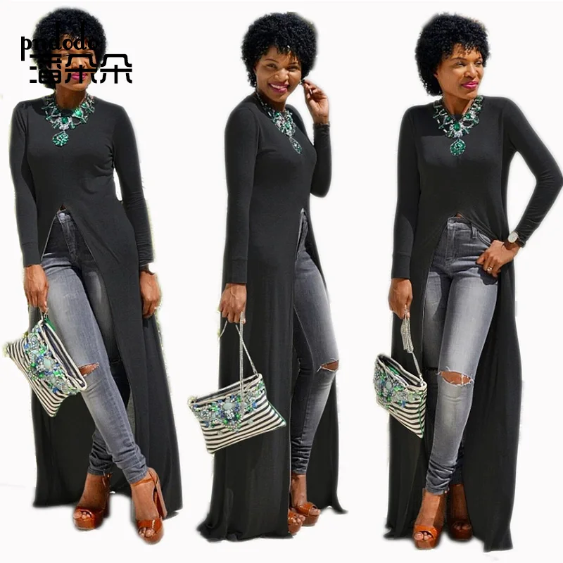 Женское длинное платье туника с разрезом длинным рукавом|ladies party dress|maxi dress womenmaxi |