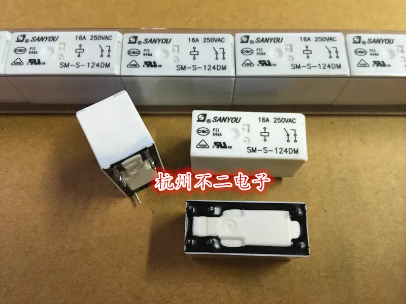 SM S 124DMH реле 4 фута группа нормально открытый 12A250VAC HF115F 024 1HS2|4 relay|relay 250v12 v relays |